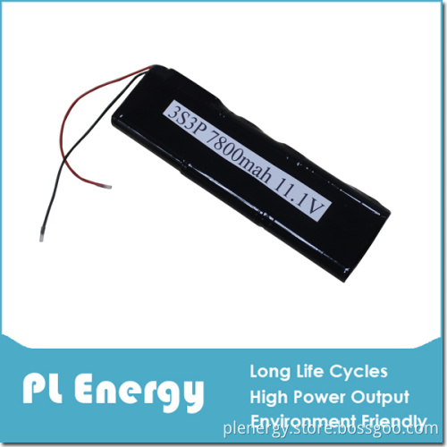 11.1V 7800mAh Rechargeable 18650 Lithium Ion Battery